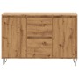 Aparador de madera de ingeniería roble artisan 104x35x70 cm de , Tocadores de baño - Ref: Foro24-857269, Precio: 121,91 €, De...