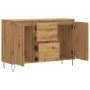Aparador de madera de ingeniería roble artisan 104x35x70 cm de , Tocadores de baño - Ref: Foro24-857269, Precio: 127,39 €, De...