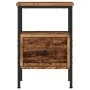 Mesita de noche madera de ingeniería envejecida 34x36x50 cm de , Mesitas de noche - Ref: Foro24-857262, Precio: 39,48 €, Desc...