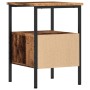 Mesita de noche madera de ingeniería envejecida 34x36x50 cm de , Mesitas de noche - Ref: Foro24-857262, Precio: 40,09 €, Desc...