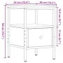 Mesita de noche madera de ingeniería envejecida 34x36x50 cm de , Mesitas de noche - Ref: Foro24-857262, Precio: 39,48 €, Desc...