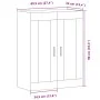 Armario de pared madera ingeniería marrón roble 69,5x34x90 cm de , Tocadores de baño - Ref: Foro24-857331, Precio: 98,47 €, D...