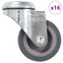 Ruedas giratorias con agujero pasador 16 unidades 50 mm de , Manipulación de materiales - Ref: Foro24-277843, Precio: 45,41 €...