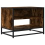 Mueble TV metal y madera ingeniería roble humo 61x40x46 cm de , Muebles TV - Ref: Foro24-848881, Precio: 43,67 €, Descuento: %