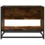 Mueble TV metal y madera ingeniería roble humo 61x40x46 cm de , Muebles TV - Ref: Foro24-848881, Precio: 43,67 €, Descuento: %