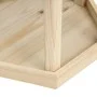 Comedero para pájaros de pie madera maciza de abeto 33x110 cm de vidaXL, Comederos para pájaros - Ref: Foro24-314817, Precio:...