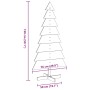 Árbol de Navidad de madera de adorno madera maciza pino 150 cm de , Arboles de navidad - Ref: Foro24-858192, Precio: 46,56 €,...