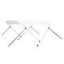 Bimini-Markise mit 2 weißen Bögen 150x120x110 cm von vidaXL, Aufbewahrungsabdeckungen für Boote - Ref: Foro24-93123, Preis: 9...
