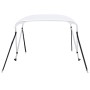 Toldo Bimini de 2 arcos blanco 150x120x110 cm de vidaXL, Cubiertas para almacenamiento de barcas - Ref: Foro24-93123, Precio:...