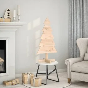 Árbol de Navidad de madera de adorno madera maciza pino 100 cm de , Arboles de navidad - Ref: Foro24-858186, Precio: 19,38 €,...