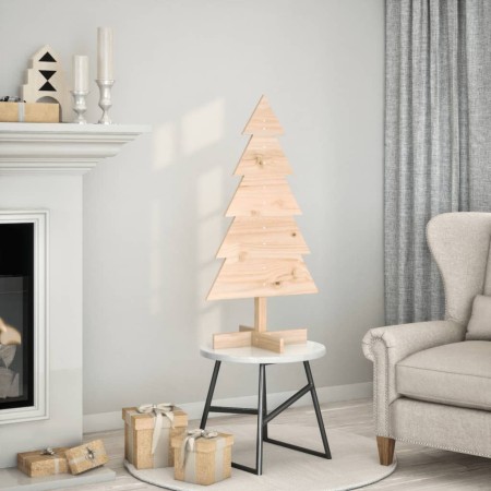 Árbol de Navidad de madera de adorno madera maciza pino 100 cm de , Arboles de navidad - Ref: Foro24-858186, Precio: 19,57 €,...