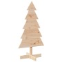 Árbol de Navidad de madera de adorno madera maciza pino 100 cm de , Arboles de navidad - Ref: Foro24-858186, Precio: 19,57 €,...