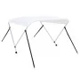 Bimini top with 2 white arches 150x120x110 cm by vidaXL, Boat storage covers - Ref: Foro24-93123, Price: 92,25 €, Discount: %