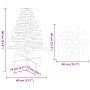 Árbol de Navidad de adorno madera maciza pino blanco 60 cm de , Arboles de navidad - Ref: Foro24-858199, Precio: 41,76 €, Des...