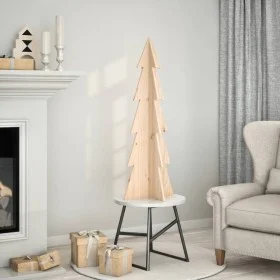 Árbol de Navidad de madera de adorno madera maciza pino 112 cm de , Arboles de navidad - Ref: Foro24-858171, Precio: 30,42 €,...