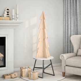 Árbol de Navidad de madera de adorno madera maciza pino 112 cm de , Arboles de navidad - Ref: Foro24-858171, Precio: 32,68 €,...