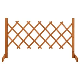 Fenced garden gate made of solid orange fir wood 120x60 cm by vidaXL, fence panels - Ref: Foro24-314822, Price: 27,53 €, Disc...