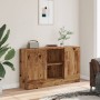 Aparador de madera ingeniería envejecida negro 120x30,5x70 cm de , Aparadores - Ref: Foro24-856162, Precio: 107,25 €, Descuen...