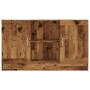 Aparador de madera ingeniería envejecida negro 120x30,5x70 cm de , Aparadores - Ref: Foro24-856162, Precio: 107,25 €, Descuen...