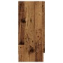 Aparador de madera ingeniería envejecida negro 120x30,5x70 cm de , Aparadores - Ref: Foro24-856162, Precio: 107,25 €, Descuen...