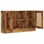 Aparador de madera ingeniería envejecida negro 120x30,5x70 cm de , Aparadores - Ref: Foro24-856162, Precio: 107,25 €, Descuen...
