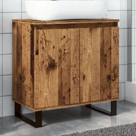 Armario de baño madera de ingeniería envejecida 58x33x60 cm de , Muebles de baño - Ref: Foro24-857220, Precio: 59,14 €, Descu...