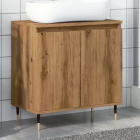 Armario de baño madera de ingeniería roble artisan 58x33x60 cm de , Muebles de baño - Ref: Foro24-857215, Precio: 56,05 €, De...