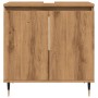 Armario de baño madera de ingeniería roble artisan 58x33x60 cm de , Muebles de baño - Ref: Foro24-857215, Precio: 58,07 €, De...