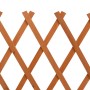 Valla de jardín enrejada madera maciza abeto naranja 120x60 cm de vidaXL, Paneles de vallas - Ref: Foro24-314822, Precio: 30,...