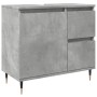Armario de baño madera contrachapada gris hormigón 65x33x60 cm de , Tocadores de baño - Ref: Foro24-857222, Precio: 68,74 €, ...