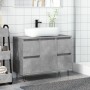 Mueble de baño madera de ingeniería gris hormigón 80x33x60 cm de , Muebles de baño - Ref: Foro24-857234, Precio: 91,49 €, Des...