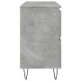 Mueble de baño madera de ingeniería gris hormigón 80x33x60 cm de , Muebles de baño - Ref: Foro24-857234, Precio: 91,49 €, Des...