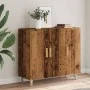 Aparador de madera de ingeniería envejecido 90x34x80 cm de , Aparadores - Ref: Foro24-856890, Precio: 100,88 €, Descuento: %