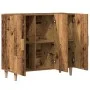 Aparador de madera de ingeniería envejecido 90x34x80 cm de , Aparadores - Ref: Foro24-856890, Precio: 100,88 €, Descuento: %