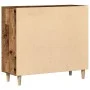 Aparador de madera de ingeniería envejecido 90x34x80 cm de , Aparadores - Ref: Foro24-856890, Precio: 100,88 €, Descuento: %