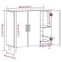 Aparador de madera de ingeniería envejecido 90x34x80 cm de , Aparadores - Ref: Foro24-856890, Precio: 100,88 €, Descuento: %