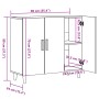 Aparador de madera de ingeniería envejecido 90x34x80 cm de , Aparadores - Ref: Foro24-856890, Precio: 102,73 €, Descuento: %