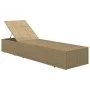 Tumbona de ratán sintético marrón y gris oscuro de vidaXL, Tumbonas - Ref: Foro24-310146, Precio: 144,49 €, Descuento: %
