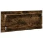 Espejo de baño LED madera ingeniería roble ahumado 100x8,5x37cm de , Tocadores de baño - Ref: Foro24-856272, Precio: 62,40 €,...