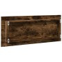 Espejo de baño LED madera ingeniería roble ahumado 100x8,5x37cm de , Tocadores de baño - Ref: Foro24-856272, Precio: 63,36 €,...