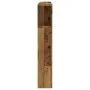 Cabecero armario madera ingeniería envejecida 120x19x104,5 cm de , Taquillas y armarios de almacenamiento - Ref: Foro24-85687...