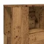 Cabecero armario madera ingeniería envejecida 120x19x104,5 cm de , Taquillas y armarios de almacenamiento - Ref: Foro24-85687...