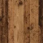 Cabecero armario madera ingeniería envejecida 120x19x104,5 cm de , Taquillas y armarios de almacenamiento - Ref: Foro24-85687...