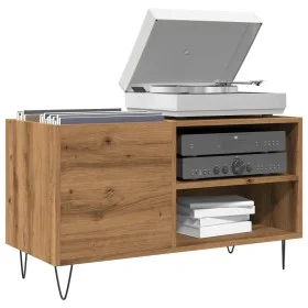Mueble discos madera de ingeniería roble artisan 84,5x38x48 cm by , Closets and storage - Ref: Foro24-857243, Price: 72,07 €,...