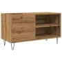 Mueble discos madera de ingeniería roble artisan 84,5x38x48 cm de , Armarios y almacenamiento - Ref: Foro24-857243, Precio: 7...