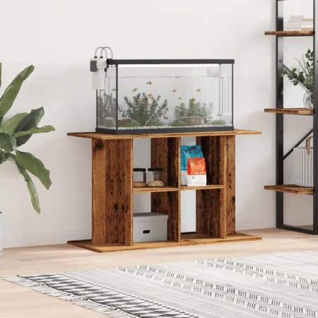 Soporte para acuario madera ingeniería envejecida 100x40x60 cm de , Soportes para acuarios - Ref: Foro24-857274, Precio: 86,9...