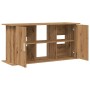 Soporte de acuario madera ingeniería roble artisan 121x41x58 cm de , Soportes para acuarios - Ref: Foro24-857283, Precio: 137...