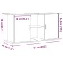 Soporte de acuario madera ingeniería roble artisan 121x41x58 cm de , Soportes para acuarios - Ref: Foro24-857283, Precio: 137...