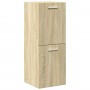 Set de muebles de baño 3 pzas madera contrachapada roble Sonoma de , Muebles de baño - Ref: Foro24-3324996, Precio: 101,82 €,...