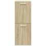 Set de muebles de baño 3 pzas madera contrachapada roble Sonoma de , Muebles de baño - Ref: Foro24-3324996, Precio: 101,82 €,...